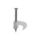 GRAPA P/CABLE PLANO 5- 8MM CAJA 100PZ