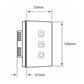 INTERRUPTOR TACTIL 3G WIFI 120-240V CREATOR III