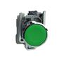 PULSADOR RASANTE 22.5MM NA VERDE