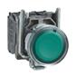 PULSADOR ILUM VERDE NA-NC 24V  CA/CD LED